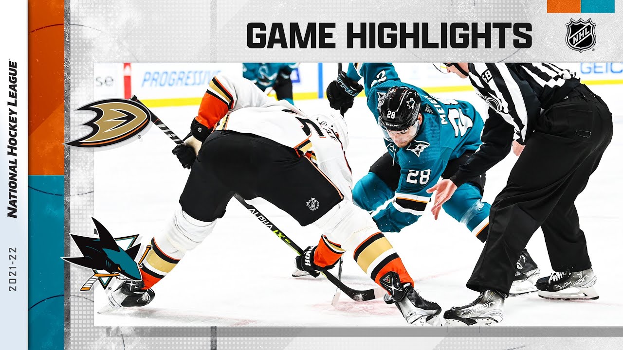 Ducks @ Sharks 3/26 | NHL Highlights 2022