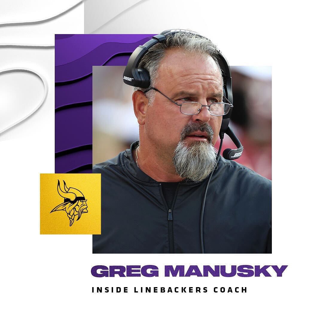 The team has named Greg Manusky the Inside Linebackers Coach....