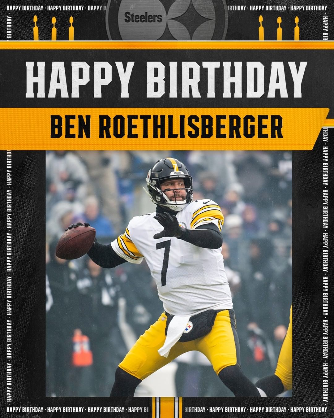 Like to wish Ben Roethlisberger a #HappyBirthday!...