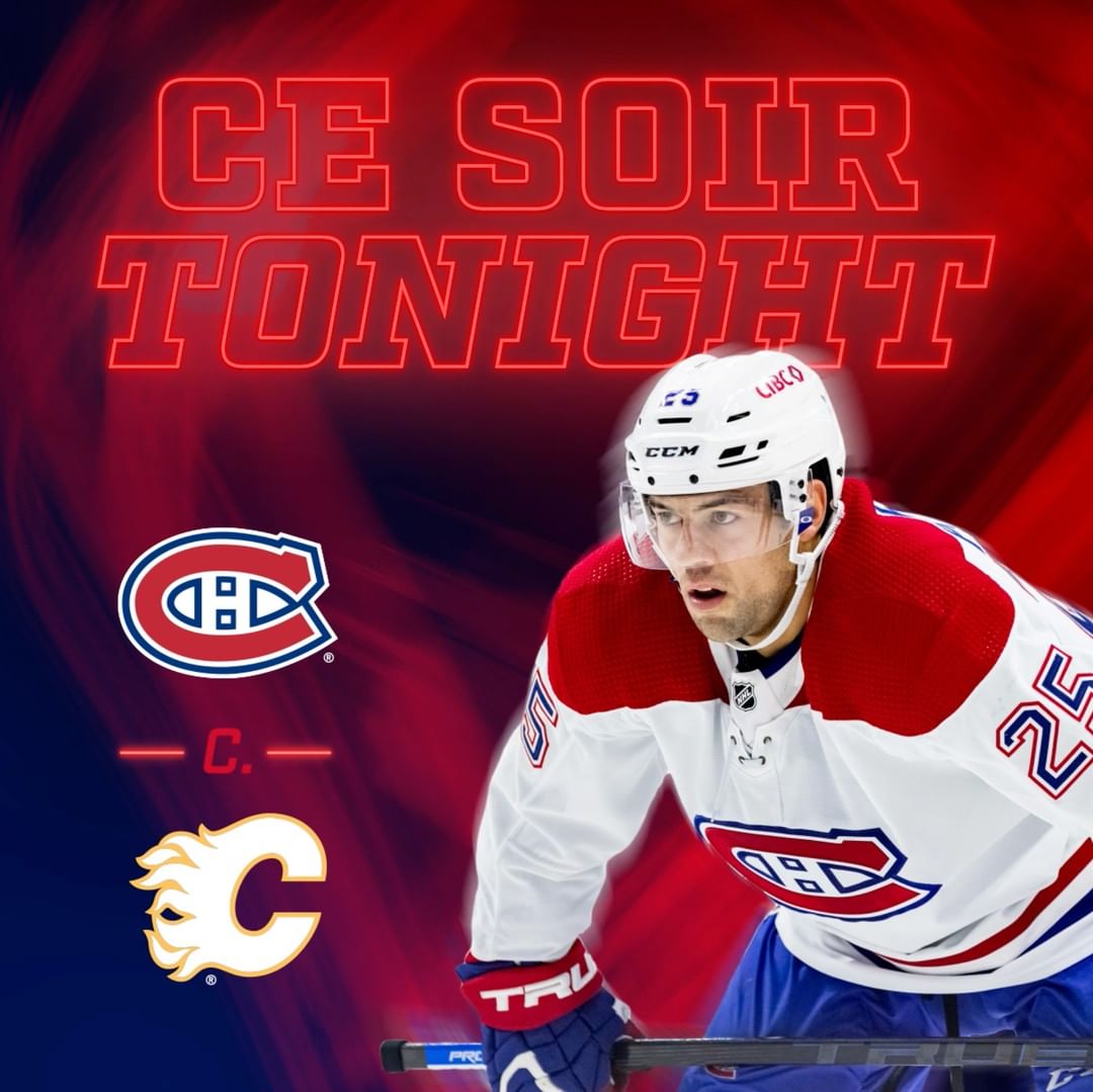 Jour de match! It's game day!  Scotiabank Saddledome
 21 h / 9:00 p.m.
 RDS / T...