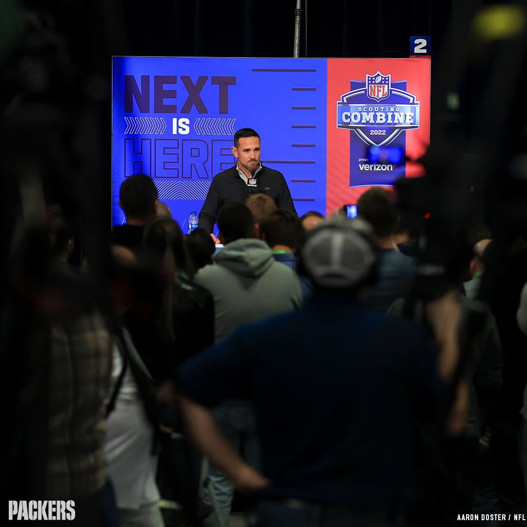 Coach at the #NFLCombine. #GoPackGo...