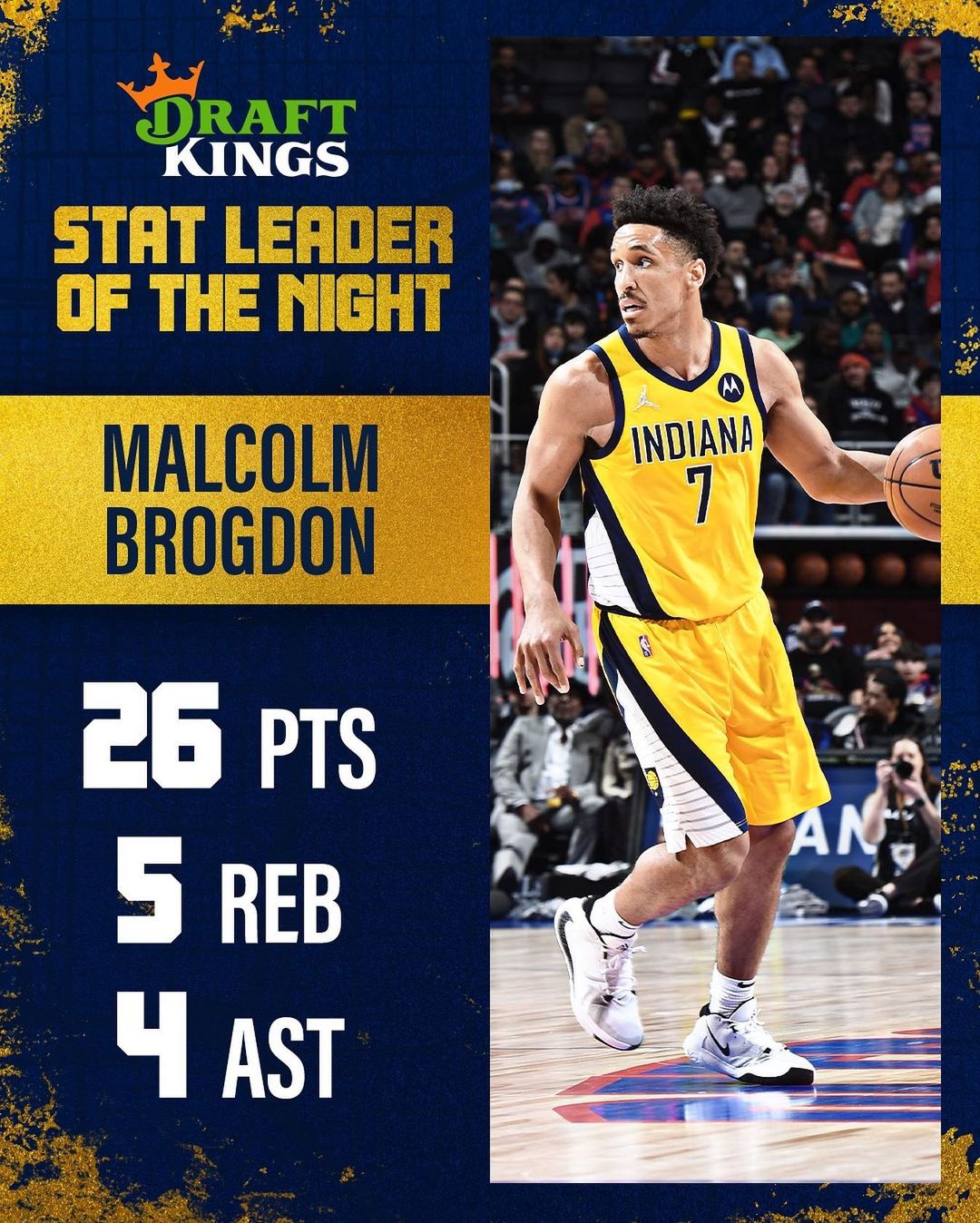 26-point night for Malcolm...