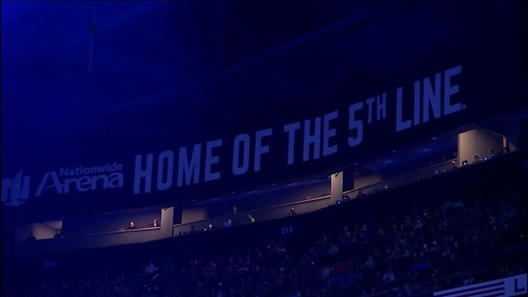 The 5th Line 
"It represents what WE did"  #CBJ61 | @nationwide @ohiohealth...