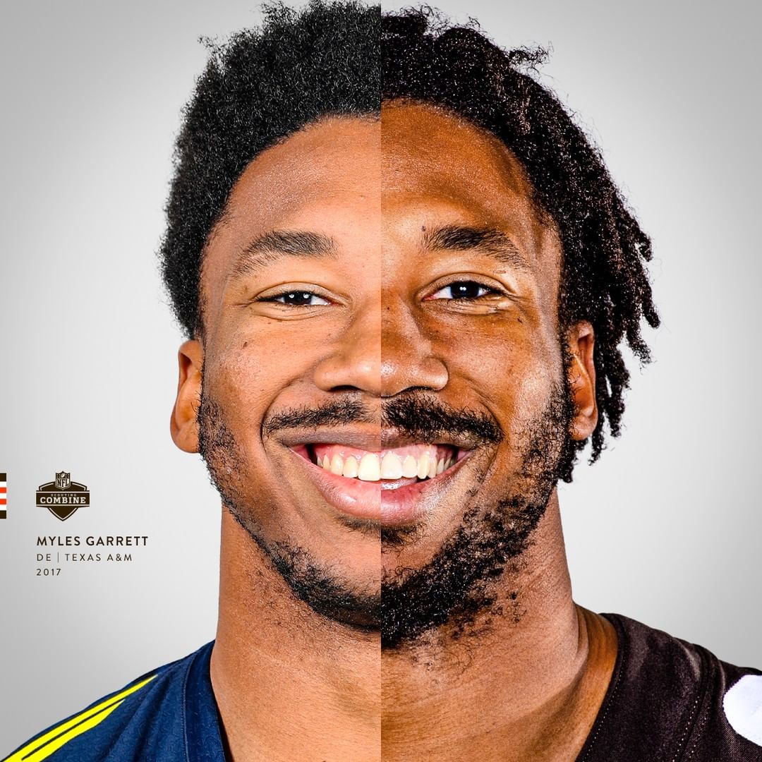 What's your favorite #NFLCombine player transformation?...