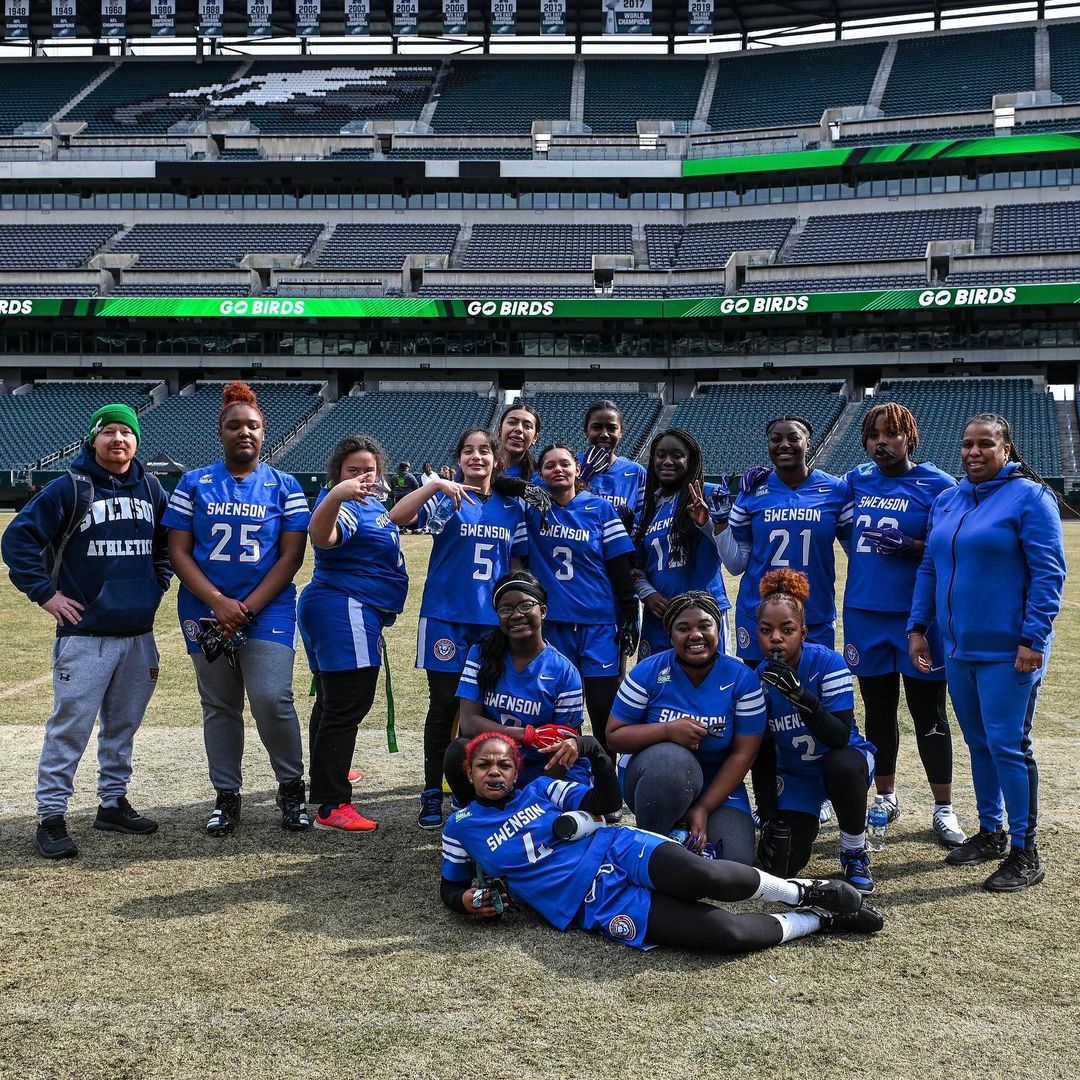 As part of the Eagles Inaugural High School Level Girls Flag Football program, w...
