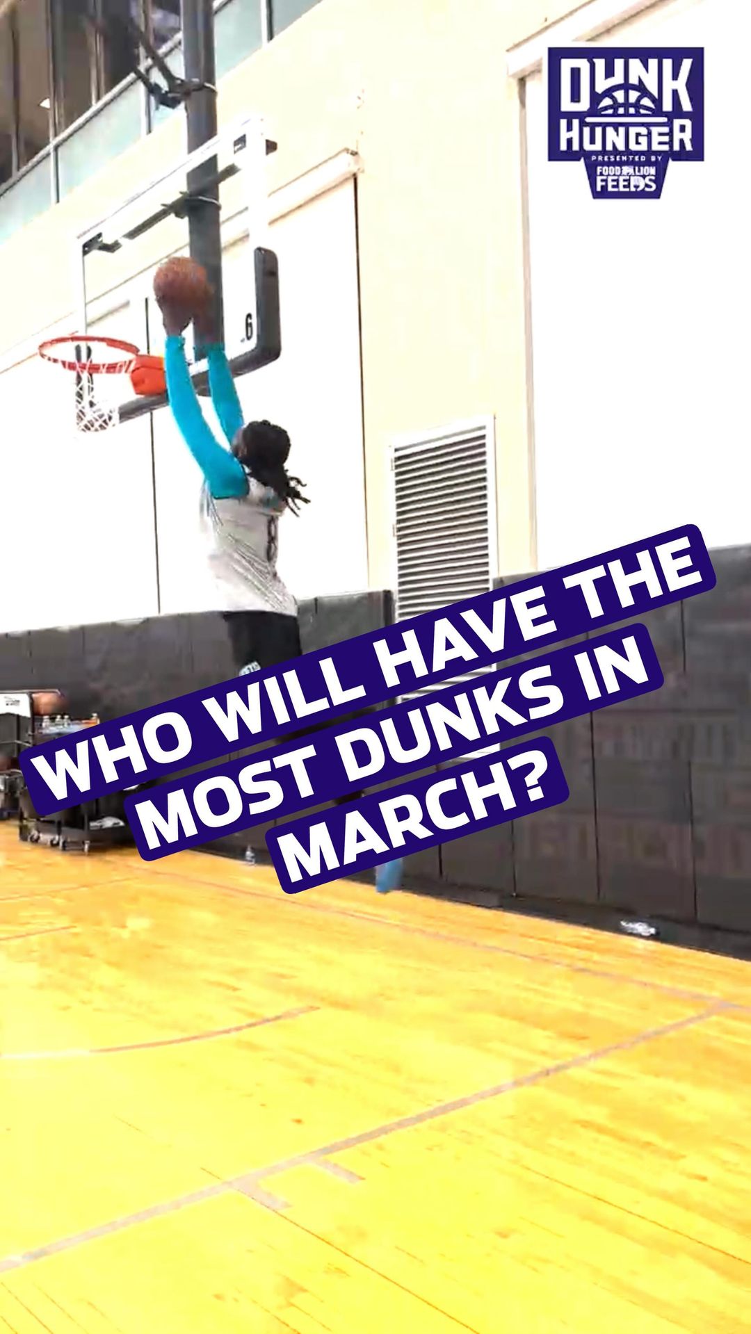 Who do you think will have the most dunks in March?  For every dunk this month, ...