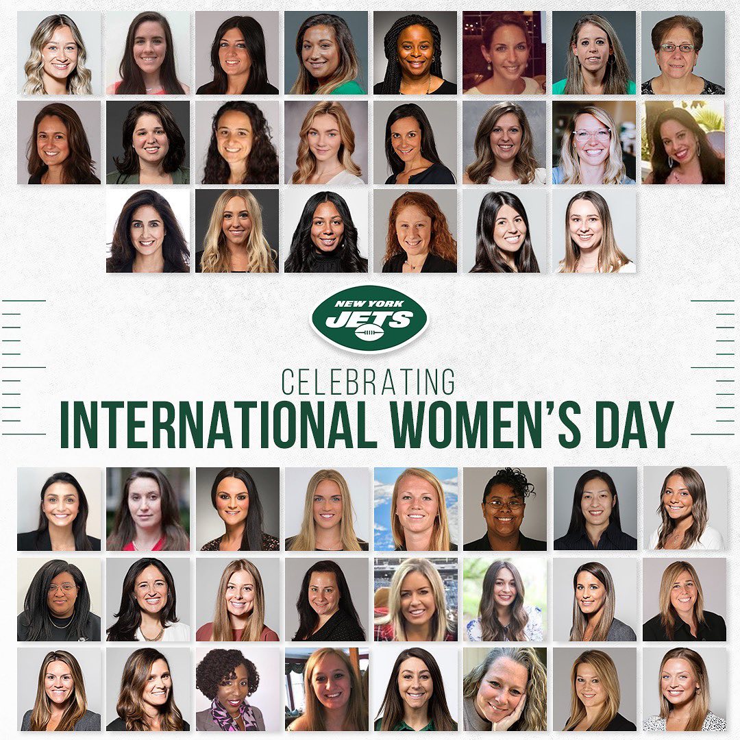 To all of the incredible and hardworking women of the New York Jets.  Thank you....