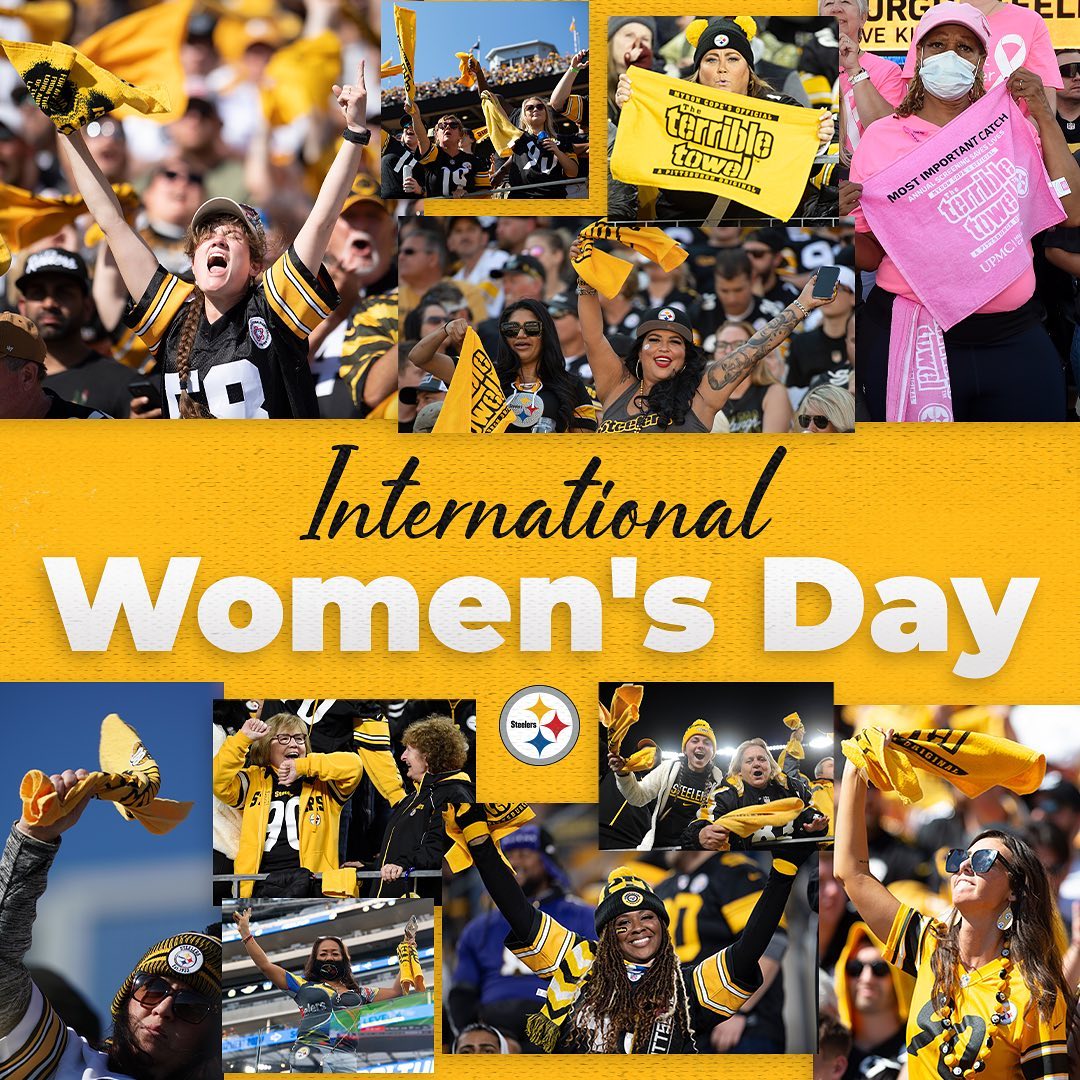Happy #InternationalWomensDay to all of the women of #SteelersNation!...