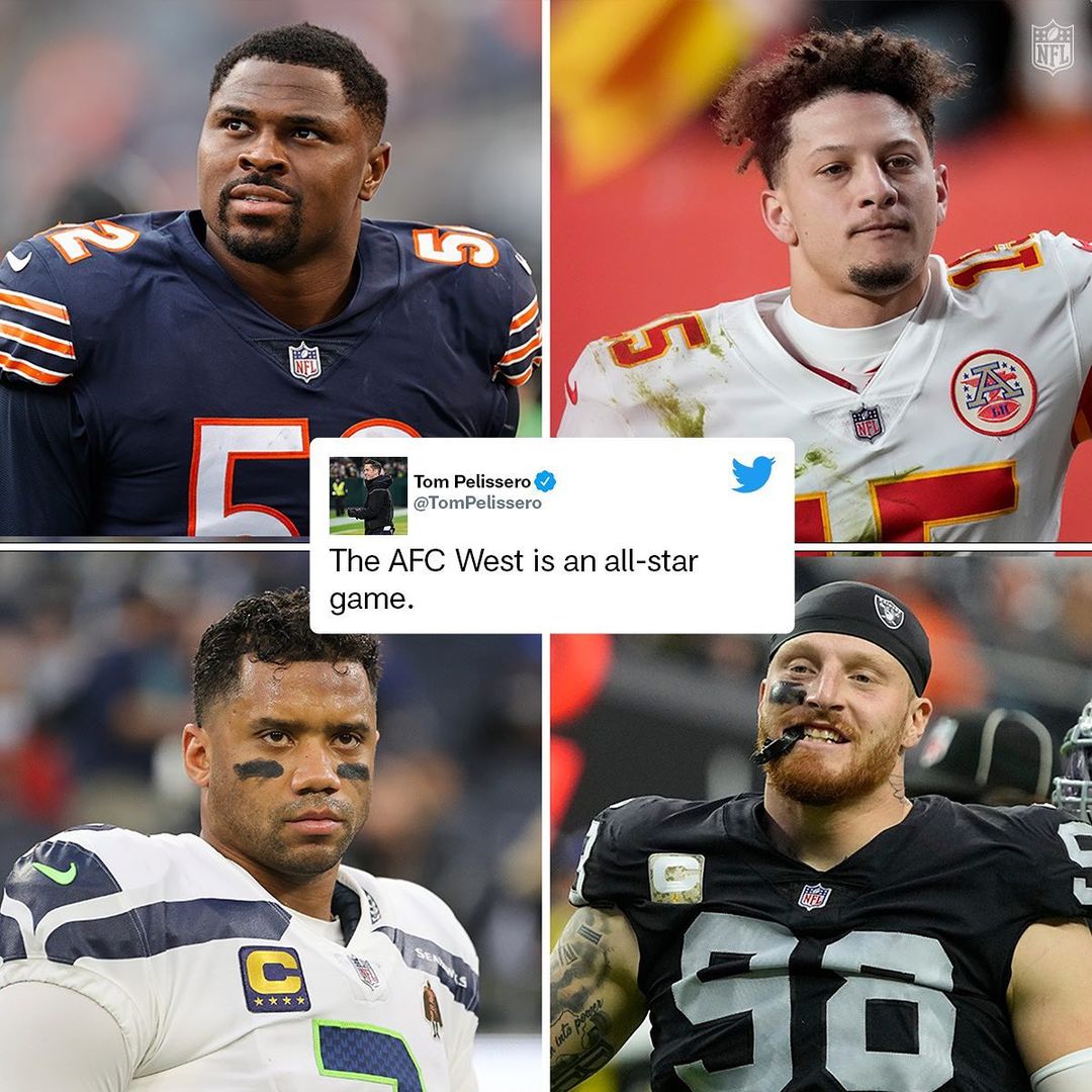 Just thinking about the star power in the AFC West. ...