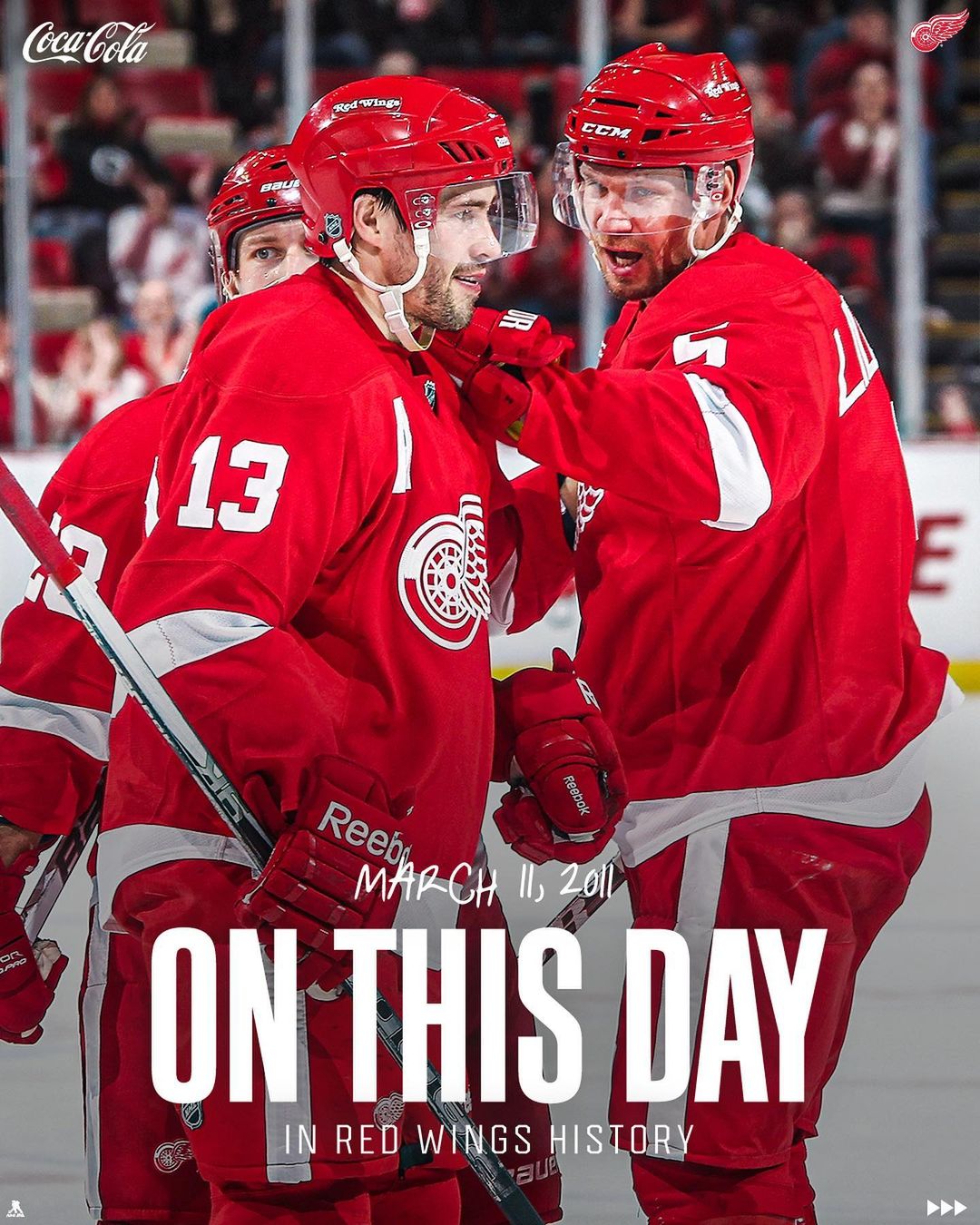 #otd in 2011: Trailing 1-0 with :25 left in regulation, Nick Lidstrom tied the g...