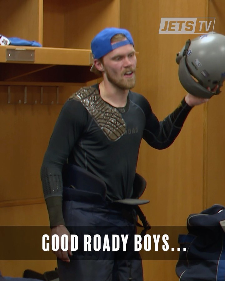 A great way to end the road trip  Nikolaj Ehlers earned the helmet after he scor...