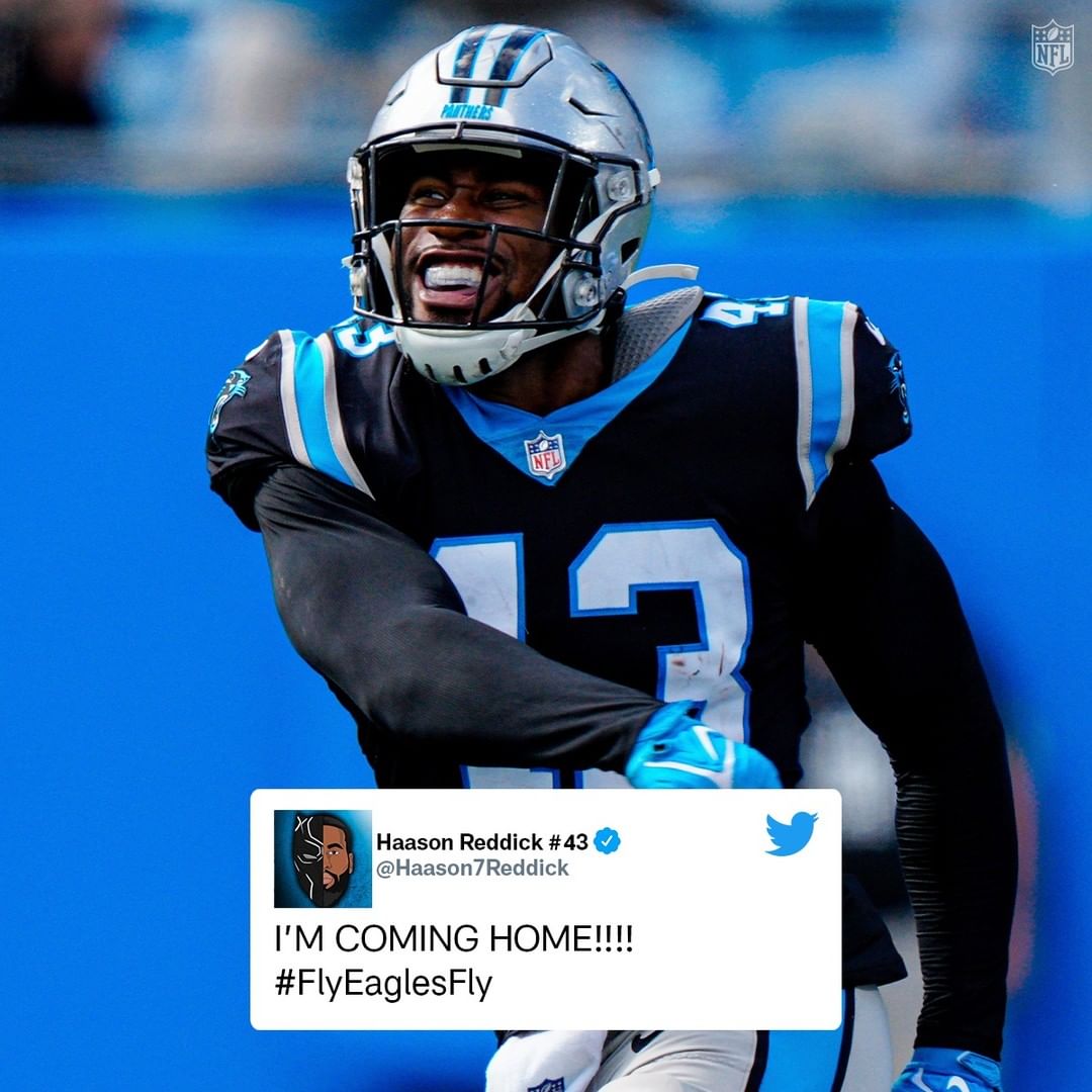 Haason Reddick is back in Philadelphia 

: AP...