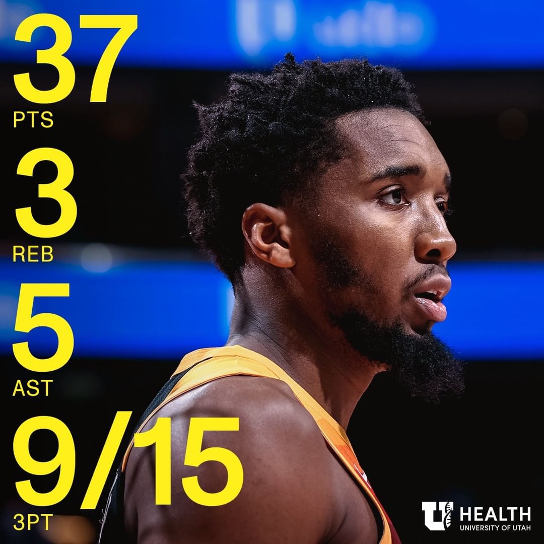 What a night for @spidadmitchell:  Second-most points in a game this season (37...