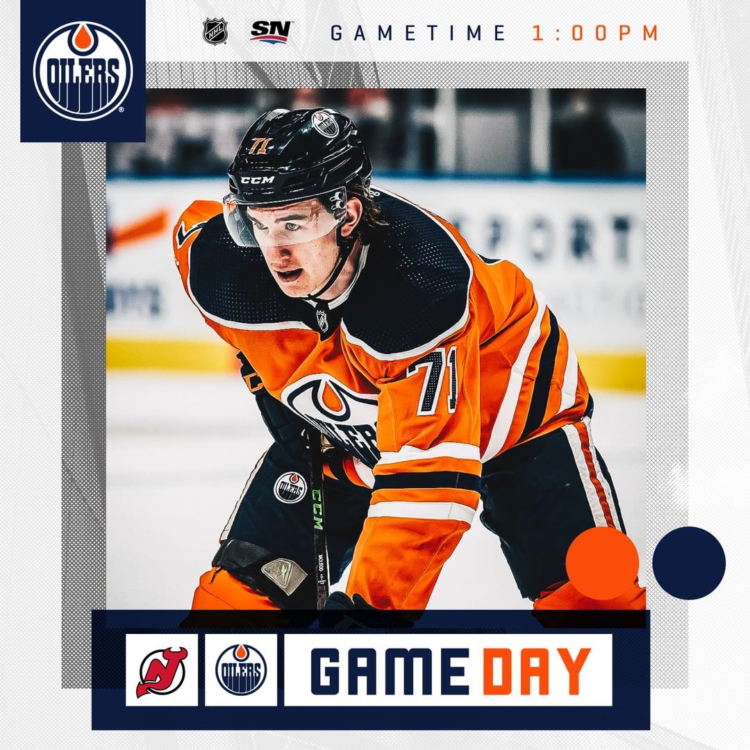 G A M E  D A Y  It's #Oilers vs. Devils in a matinee matchup as we look to comp...