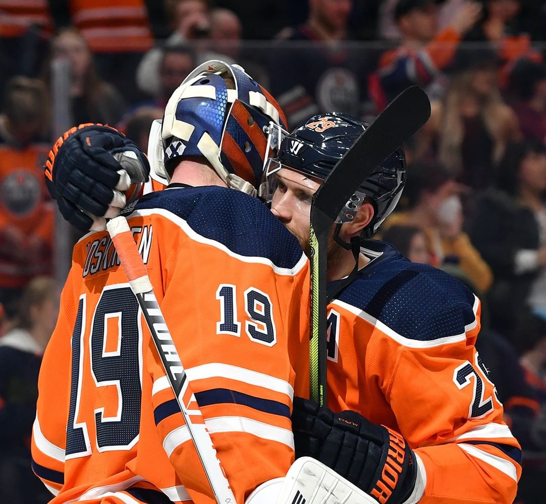 Hug your goalie who has one regulation loss in the last two months. #LetsGoOiler...