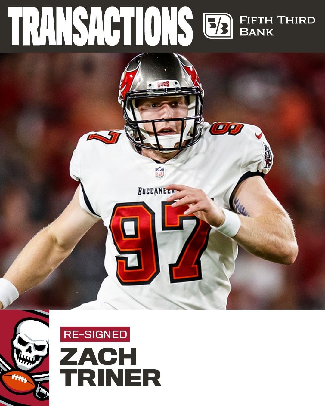 Welcome back, @zach_triner!  #GoBucs...