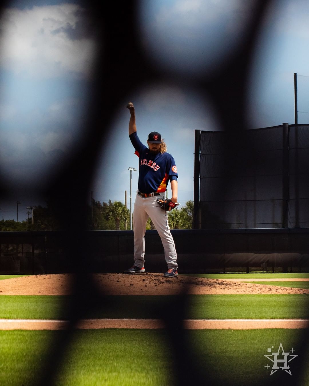 Pitcher perfect scenes in West Palm.  #AstrosST...