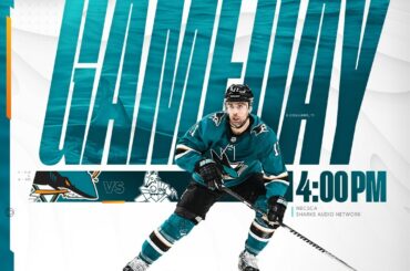 Sunday afternoon hockey!  : @SAPCenter
: 4:00 p.m. PT
: NBCSCA
: Sharks Audio Ne...