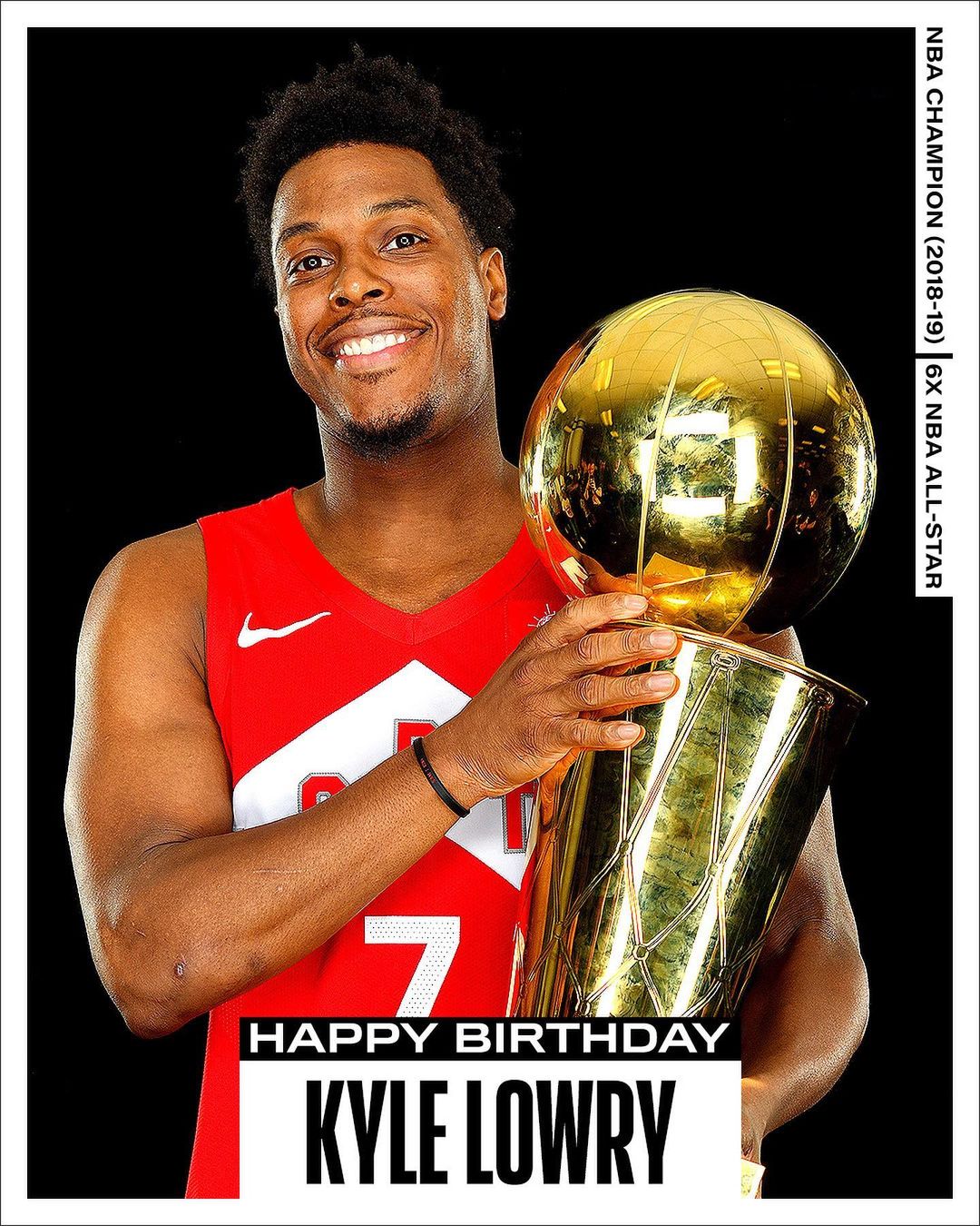 Join us in wishing @kyle_lowry7 of the @miamiheat a HAPPY 36th BIRTHDAY! #NBABDA...