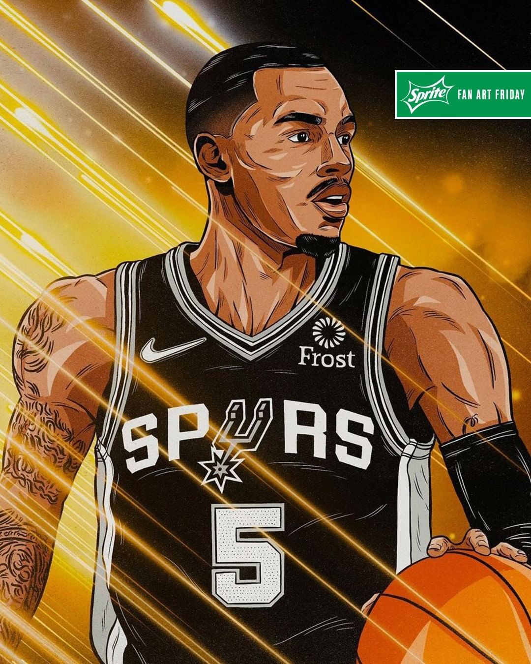 Getting the weekend started with some fresh #SpursFanArt  Keep submitting your ...