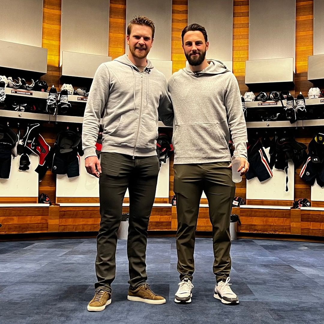 The new guys have arrived with fully coordinated wardrobes.  #LetsGoOilers...