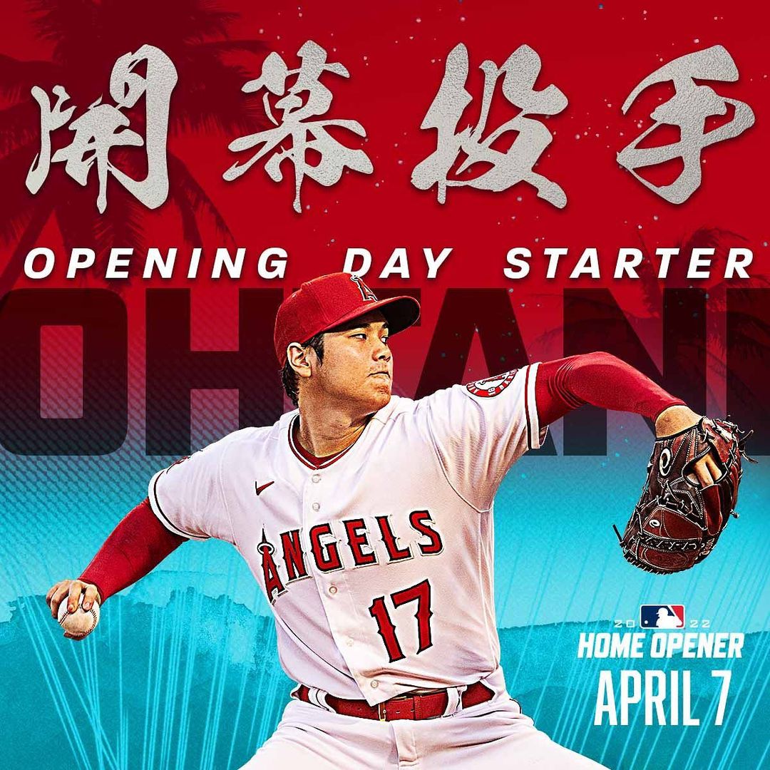 Shohei Ohtani is our 2022 Opening Day starter!...