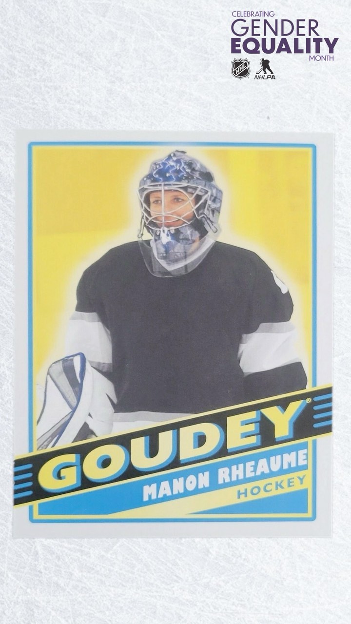 @manonrheaume33, the first woman to play in the NHL, is trailblazing through the...