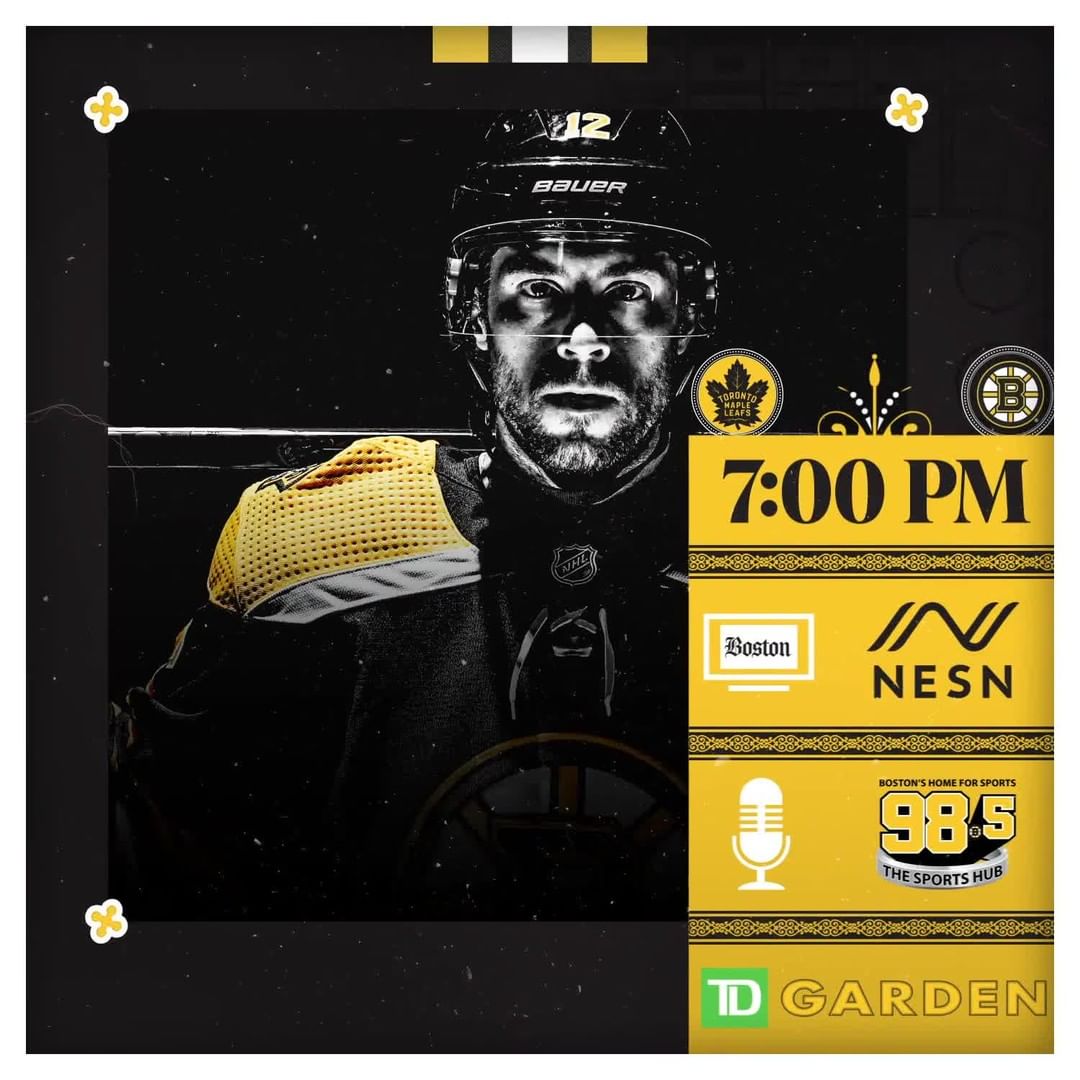 A meeting with the Maple Leafs.  @tdgarden
 7 P.M. ET
 @MapleLeafs
 @NESN
 ...