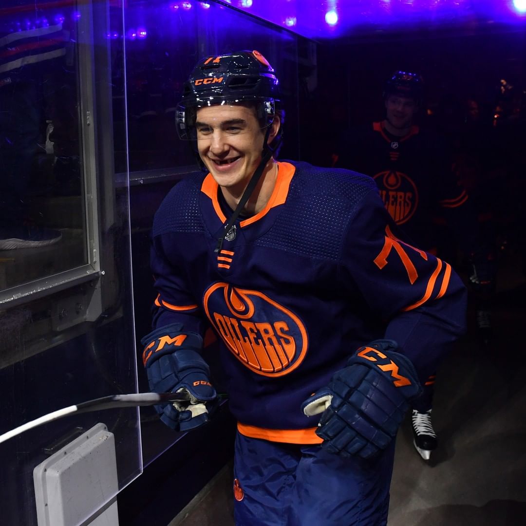 brb off to record a three-point night. #LetsGoOilers...