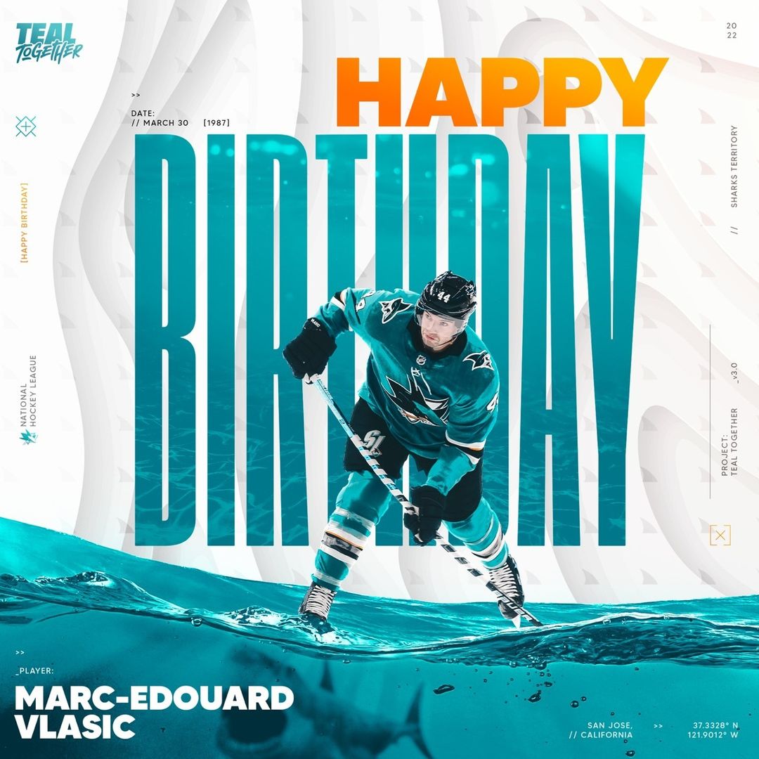 Happy Birthday, Marc-Edouard Vlasic! ...