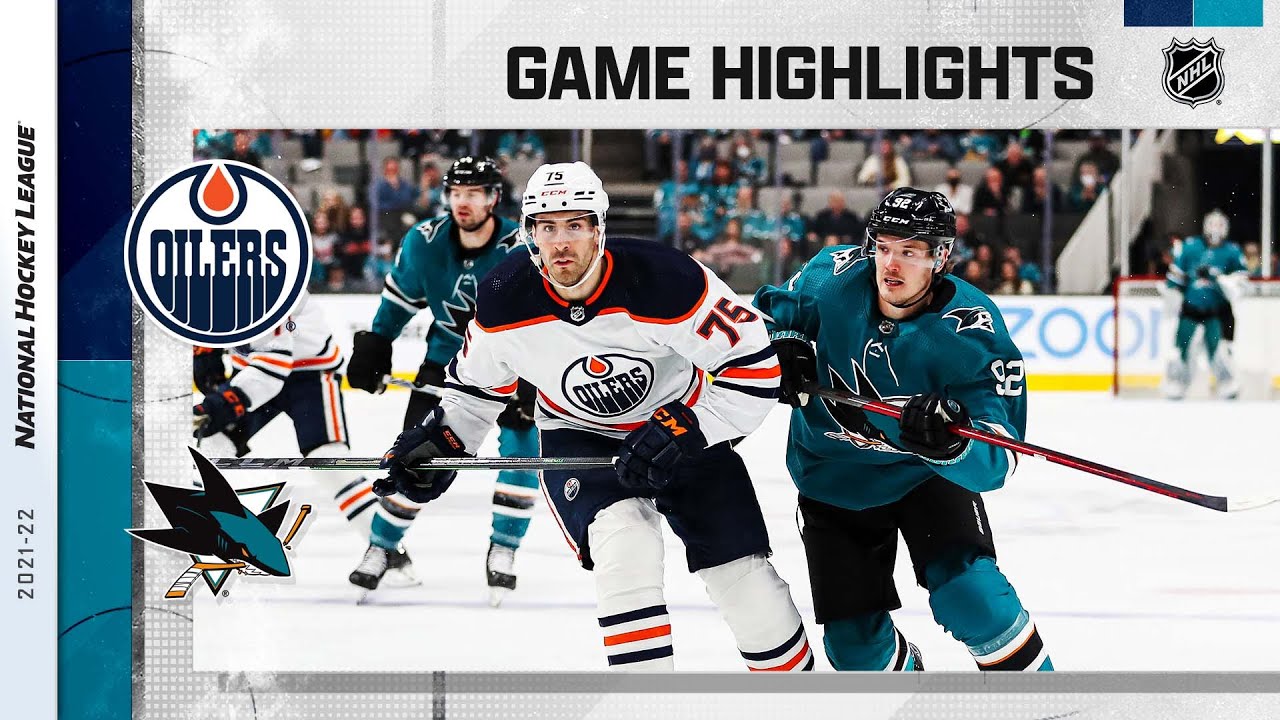 Oilers @ Sharks 4/5 | NHL Highlights 2022