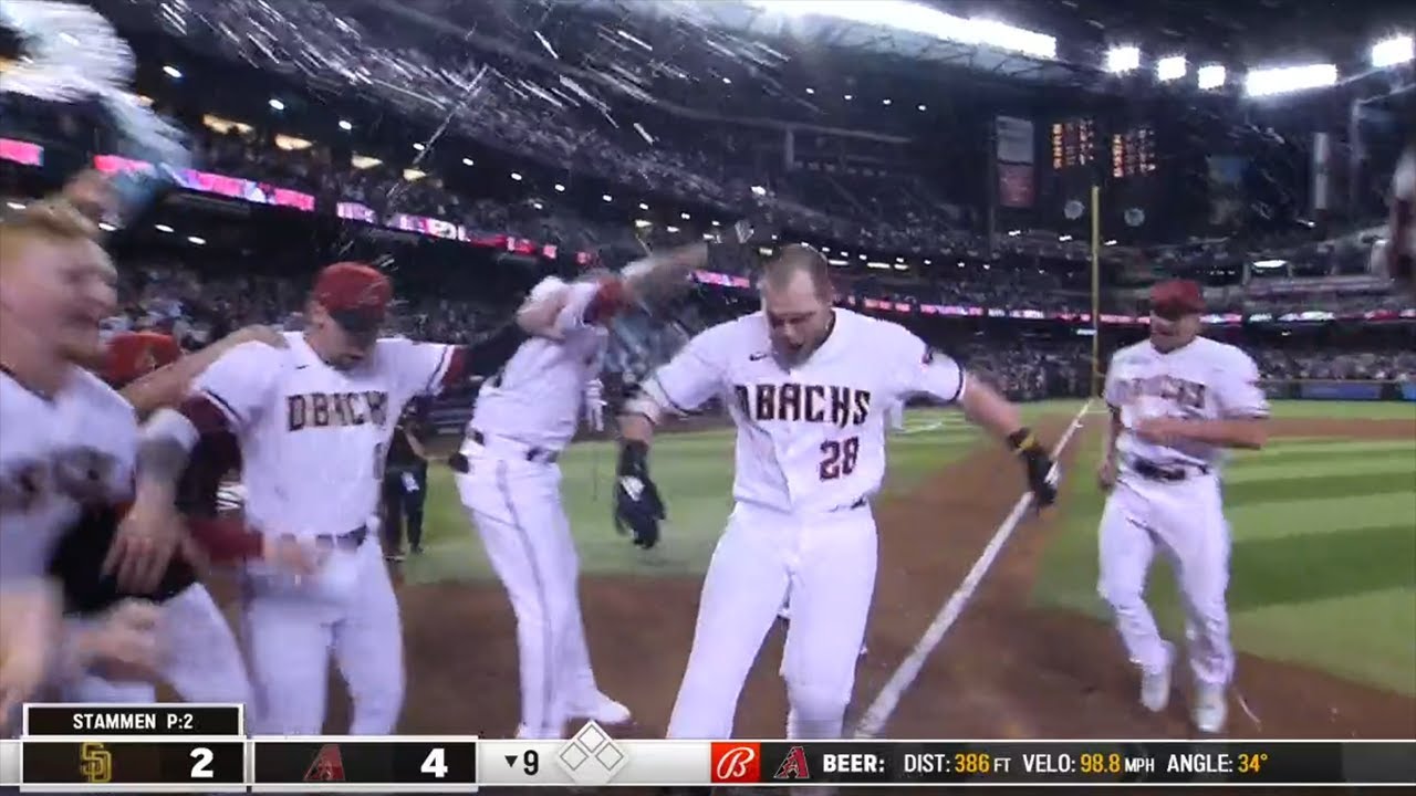 OPENING DAY WALK-OFF HOMER!! Seth Beer ends the night with a walk-off blast for D-backs!!