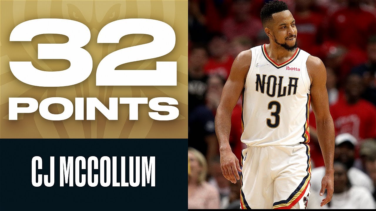 CJ McCollum Pushes PELICANS To Victory With 32 PTS
