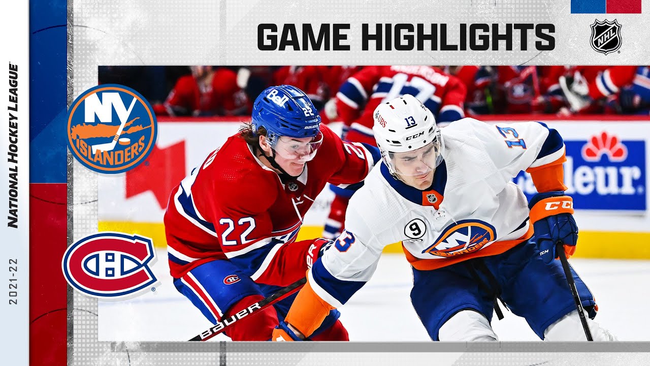 Islanders @ Canadiens 4/15 | NHL Highlights 2022