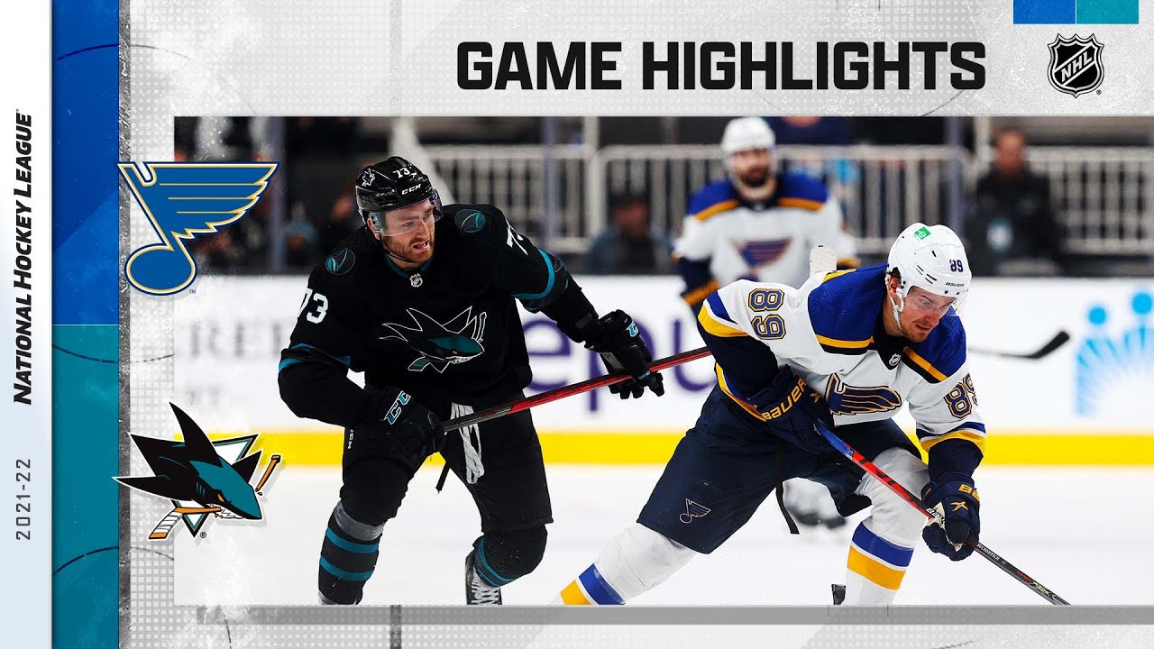 Blues @ Sharks 4/21 | NHL Highlights 2022