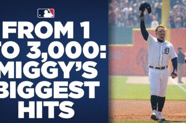 Miguel Cabrera's biggest hits along the way from 1 to 3,000!