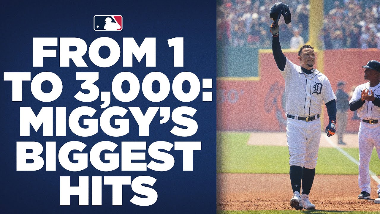 Miguel Cabrera's biggest hits along the way from 1 to 3,000!