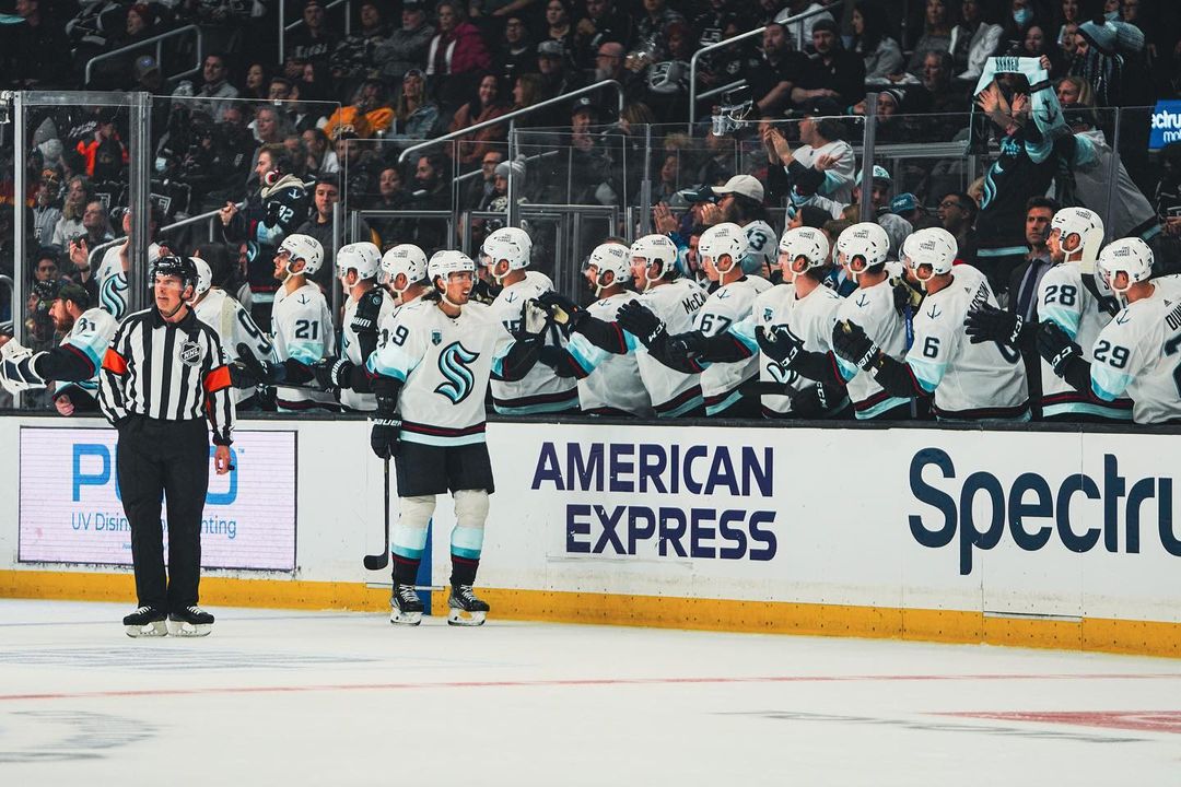 up to the task is victor rask!

@raskvictor49 scores his first goal as a #seakra...