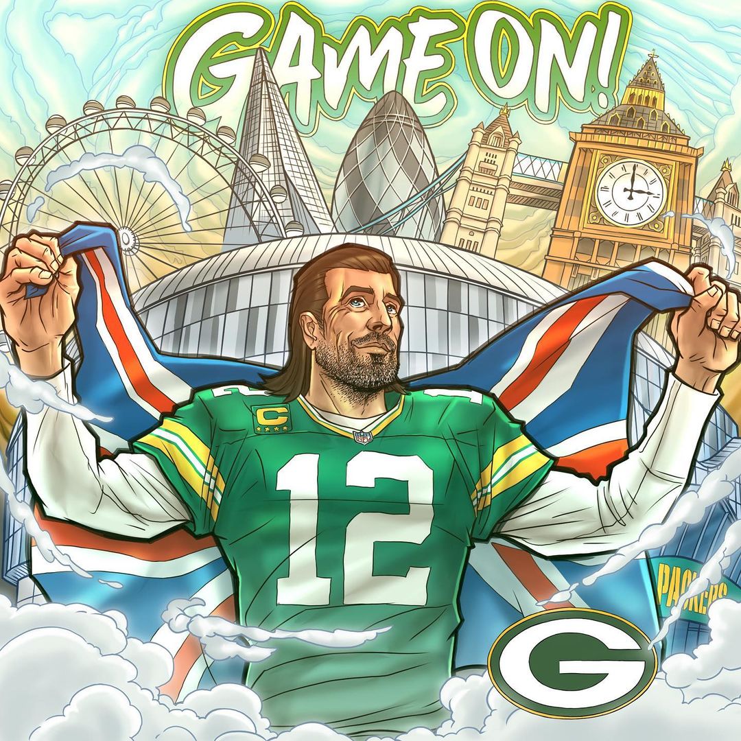Aaron Rodgers in . Coming  #NFL #NFLUK...