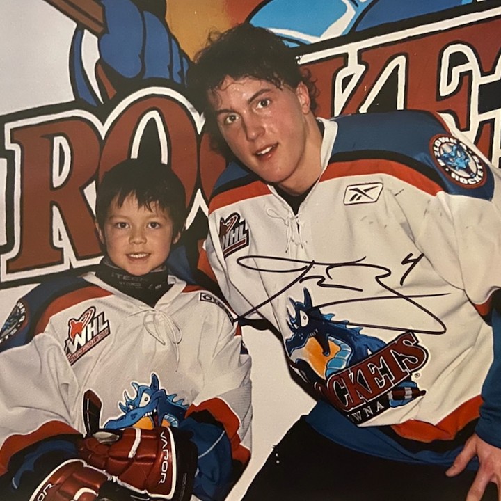 How it started vs. how it's going. When Tyson Barrie & Oil Kings forward Jalen L...