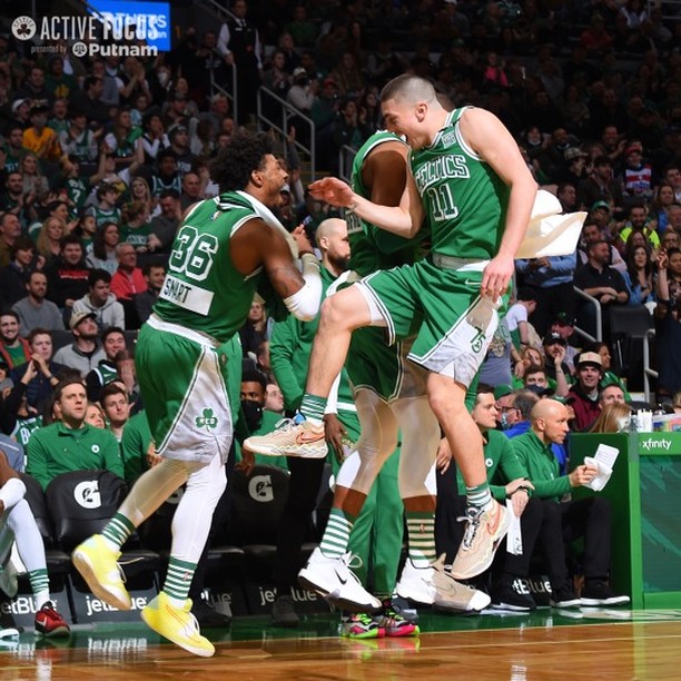 A franchise record 15 threes off the bench...