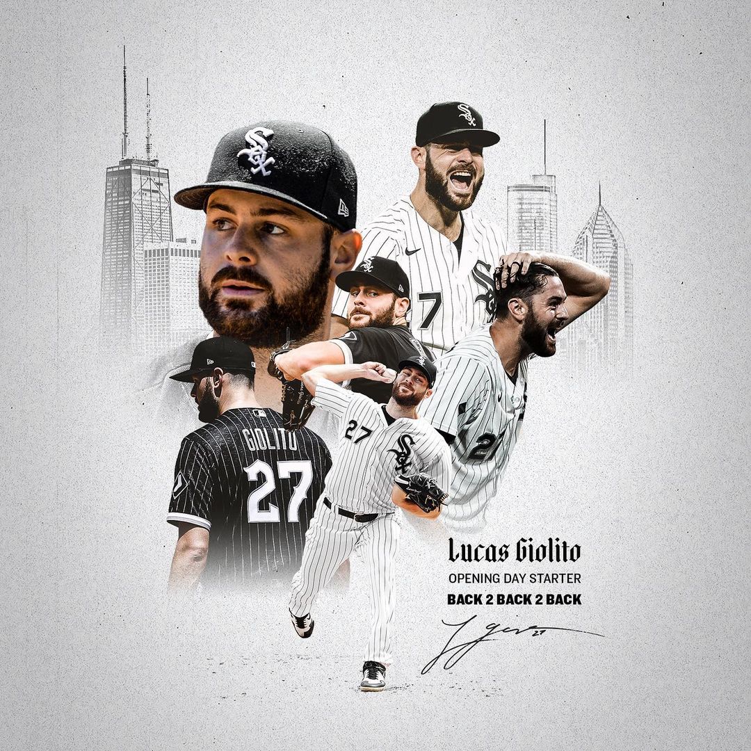 Your 2022 #WhiteSox Opening Day starting pitcher: Lucas Giolito!...