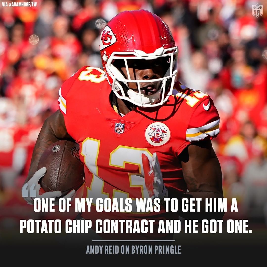 Byron will be able to buy all the Pringles he wants in Chicago 

: Ed Zurga/AP...