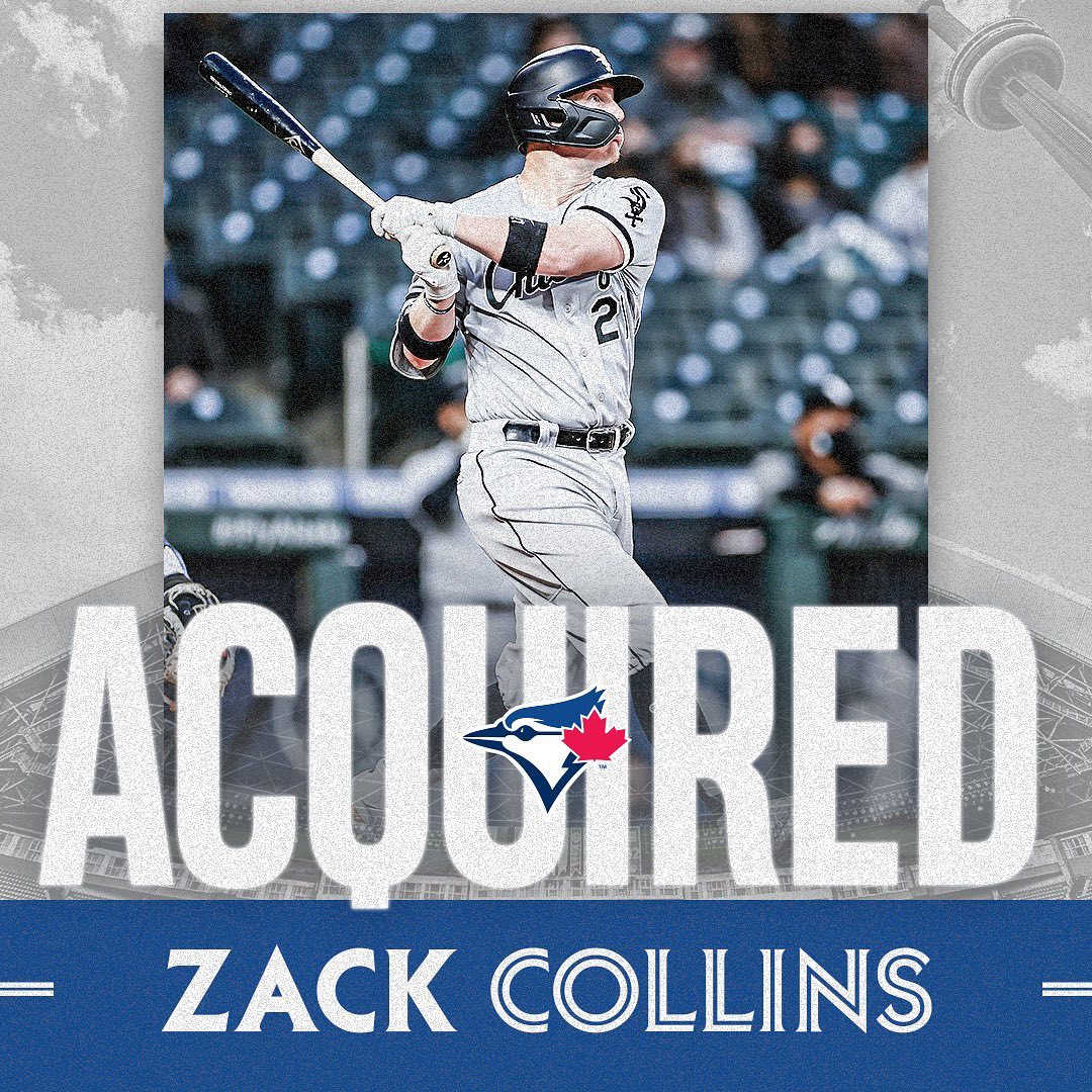 OFFICIAL: We've acquired C Zack Collins from the White Sox in exchange for C Ree...