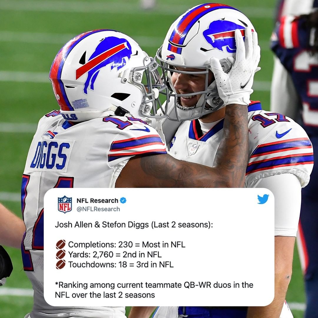 More fun to come from Buffalo's dynamic duo. 

: @alikajenner/NFL...