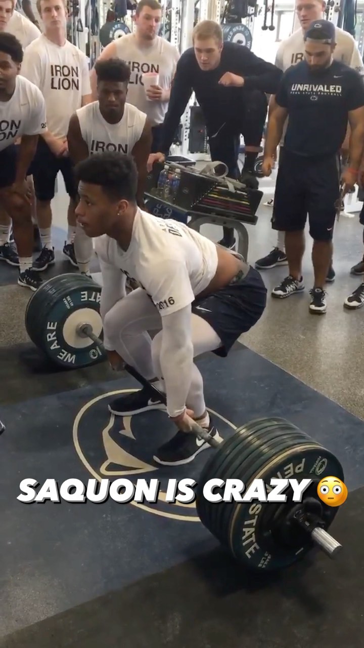 That time Saquon cleaned 390 pounds as a freshman at Penn State  (via @pennstate...