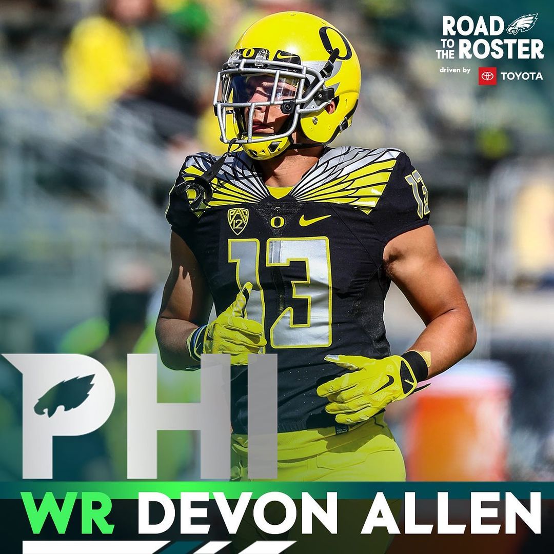 Eagles have signed WR Devon Allen.

@toyotausa | #FlyEaglesFly...
