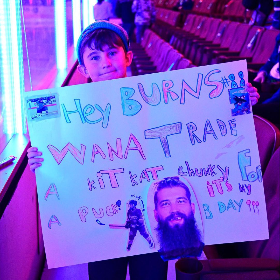 Big @brent_burns_88 and @kitkat energy ...