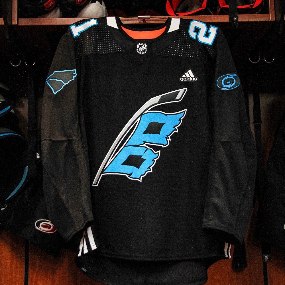 These @panthers Night warm-up sweaters ...