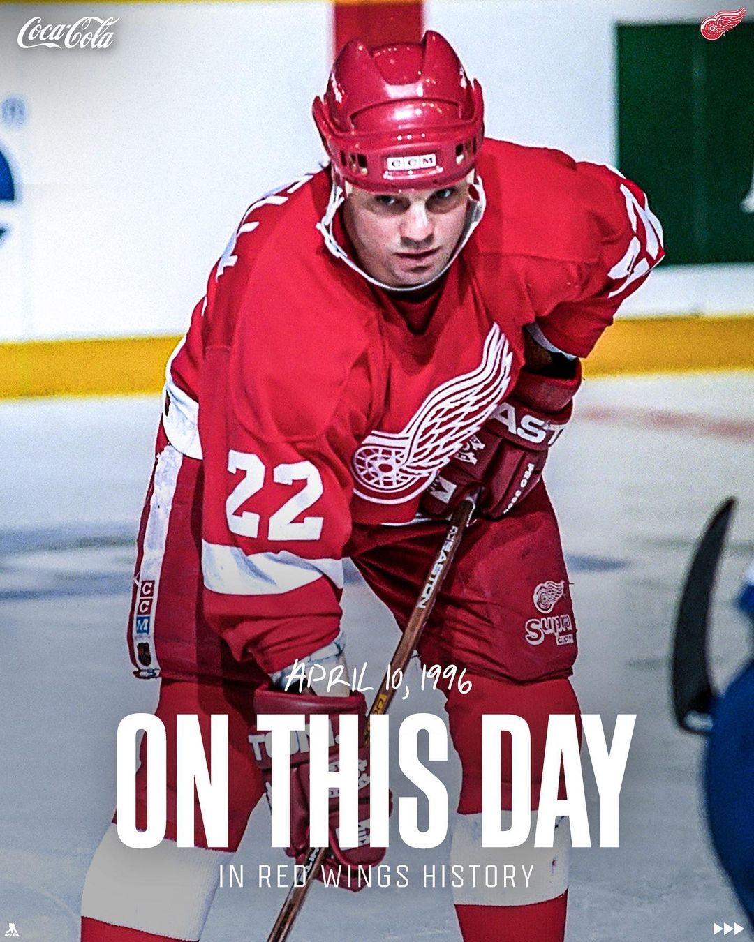 DINO || 4/10/96: Dino Ciccarelli records his 1,100th career point. #otd...